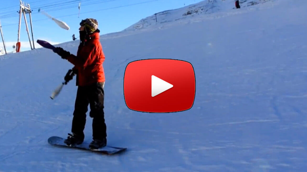 snowboard juggling snowboard juggling