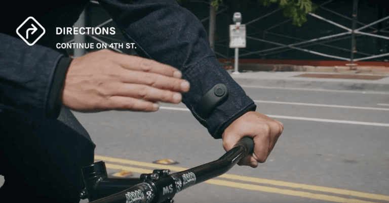 Cuff sensor - Google x Levis Commuter Jacket