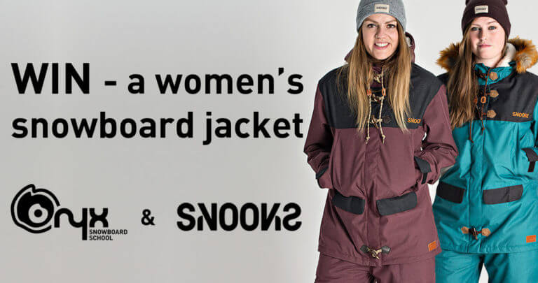 Snooks x onyx ladies snowboard jacket competition 2016